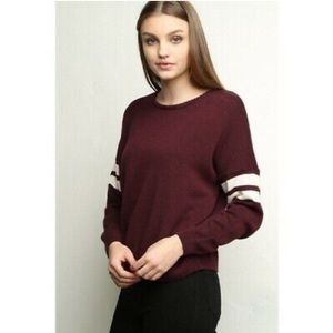 Brandy Melville Varsity Jersey Sweater